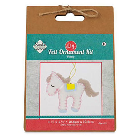 Needle Creations Felt Ornament Kit - Pony