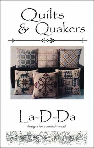 Quilts and Quakers-Smalls By La-D-Da Counted Cross Stitch Pattern