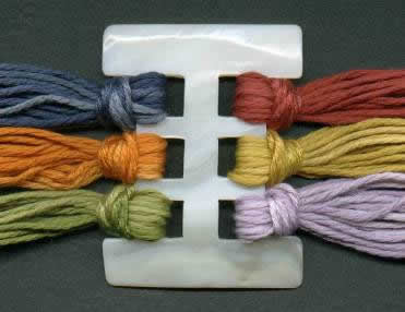 KELMSCOTT DESIGN'S Mother of Pearl Thread Winders