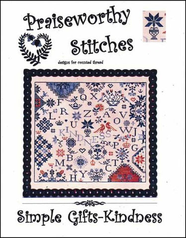 Simple Gifts Kindness by Praiseworthy Stitches Counted Cross Stitch Pattern