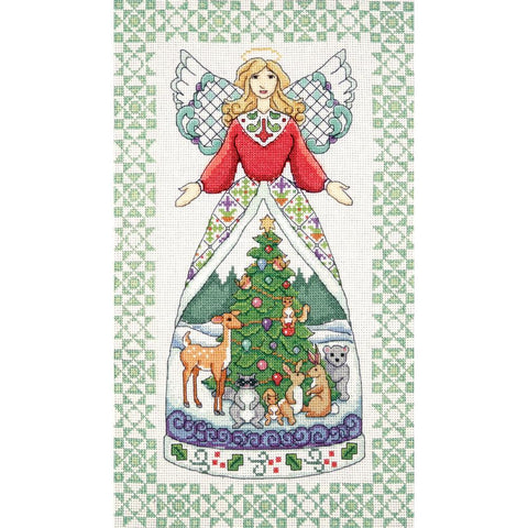 Winter Angel by Jim Shore for Design Works Counted Cross Stitch Kit -Mill Hill